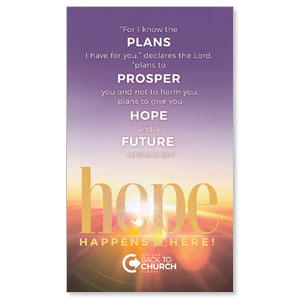 BTCS Hope Happens Here Scripture 3 x 5 Vinyl Banner