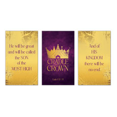 Cradle to Crown Triptych 