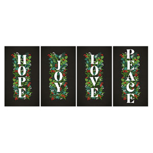 Holly and Ivy Advent Set 3 x 5 Vinyl Banner