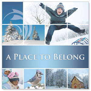 Belong Winter Window Banners