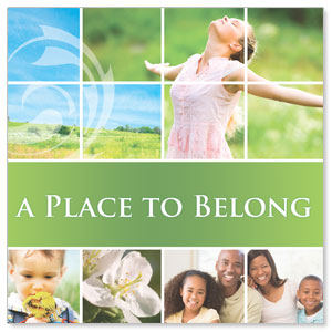 Belong Spring Window Banners