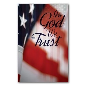 God We Trust WallBanners