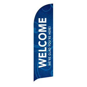 Flourish Welcome Flag Banner