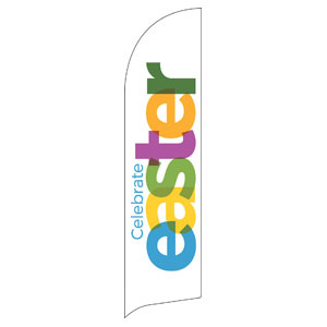 Color Bold Easter Flag Banner