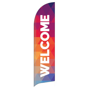 Geometric Bold Flag Banner