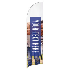 Kids Enroll Together Your Text Flag Banner