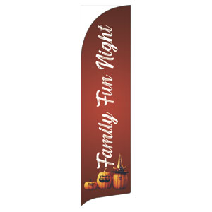 Family Fun Night Flag Banner