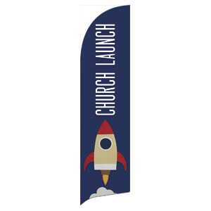 Church Launch Flag Banner