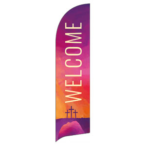 Calvary Paint Flag Banner