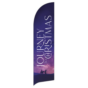 Journey to Christmas Flag Banner