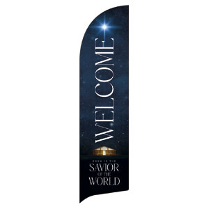 Savior of the World Flag Banner