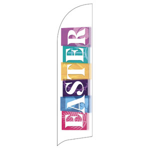 Easter Block Icons Flag Banner