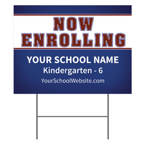 Christian School Open House 18"x24" YardSigns