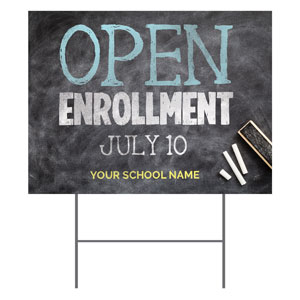 Open Chalkboard 18"x24" YardSigns