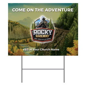 Rocky Railway 18"x24" YardSigns