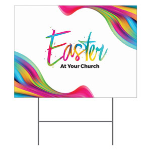 Alive Easter Colors 18"x24" YardSigns