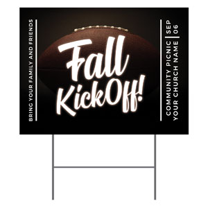 Kickoff This Fall 18"x24" YardSigns