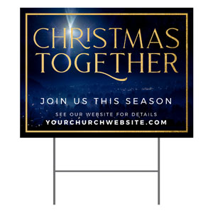 Christmas Together Night 18"x24" YardSigns