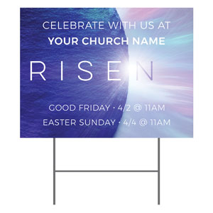 Risen Flare 18"x24" YardSigns