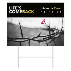 Life's Comeback 18"x24" YardSigns