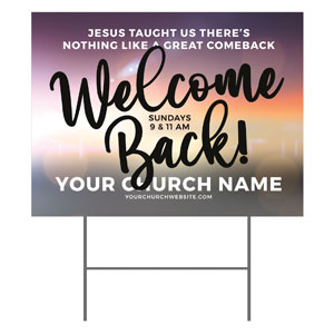 Jesus Comeback 18"x24" YardSigns