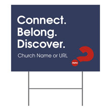 Alpha Connect Belong Discover 