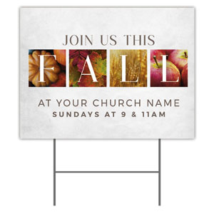 Fall Squares 18"x24" YardSigns