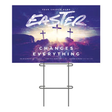 Easter Changes Everything Crosses 