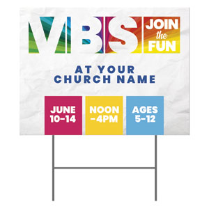 VBS Squares 18"x24" YardSigns