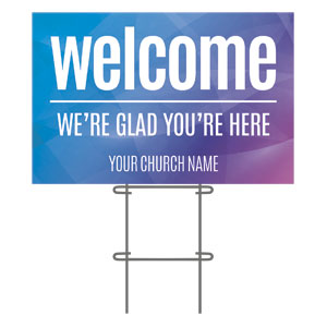 Bright Gradient 36"x23.5" Large YardSigns